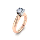 Solitaire Engagement Ring with 1.00ct Round Brilliant Cut Diamond