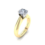 Solitaire Engagement Ring with 1.00ct Round Brilliant Cut Diamond