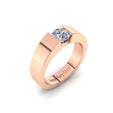 Solitaire Engagement Ring with 1.00ct Round Brilliant Cut Diamond