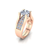 Solitaire Engagement Ring with 1.50ct Round Brilliant Cut Diamond