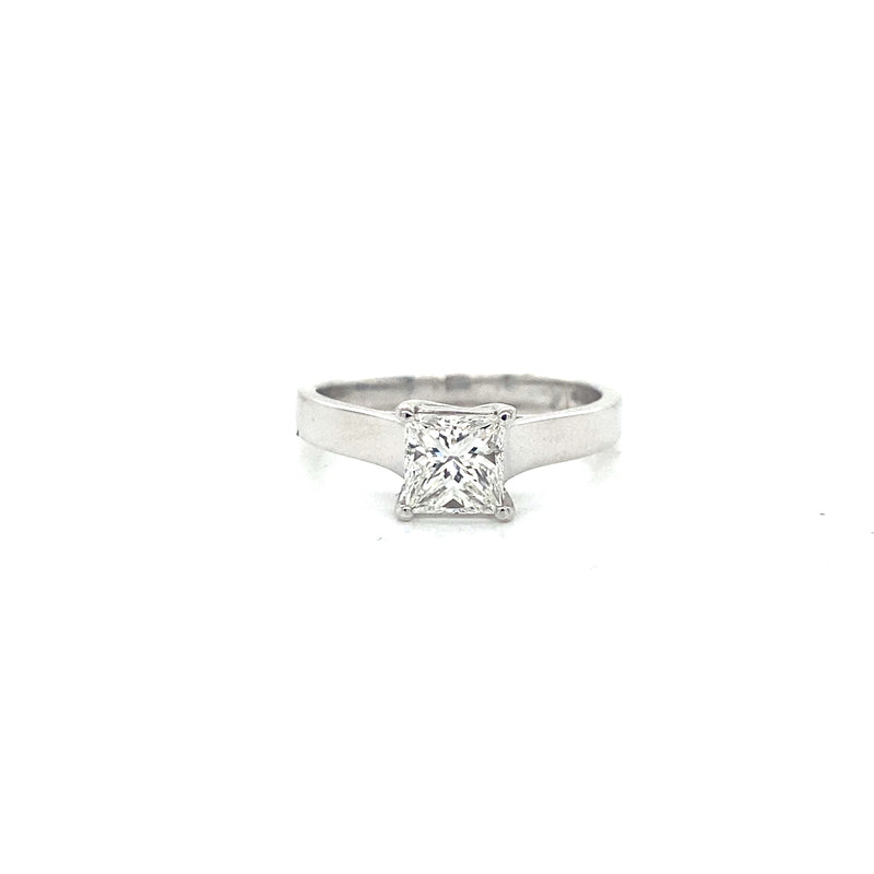 Princess Cut Solitaire